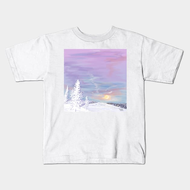 Rainbows in the sky Kids T-Shirt by Aurealis